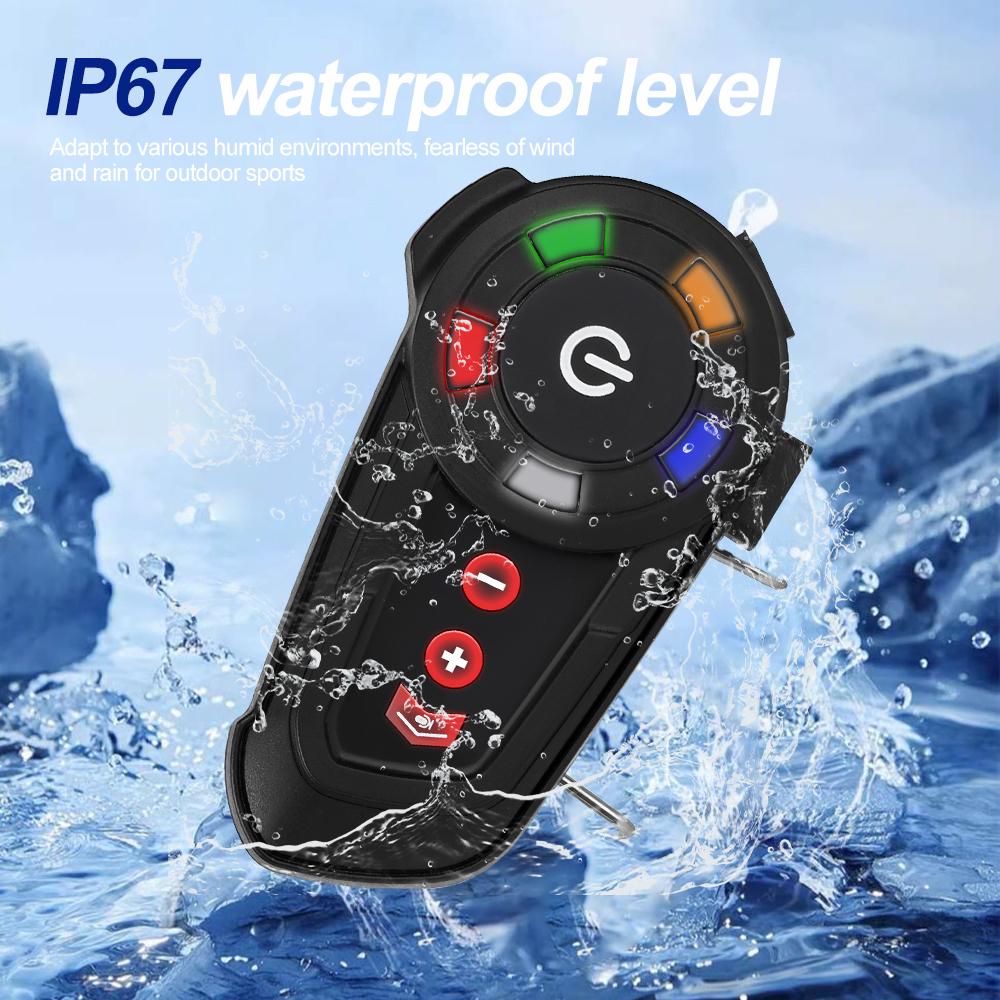 YX02 Cască Moto Headset Bluetooth Wireless Kit Apel Handsfree Impermeabil Căști cu Control Vocal Căști BT 5.2