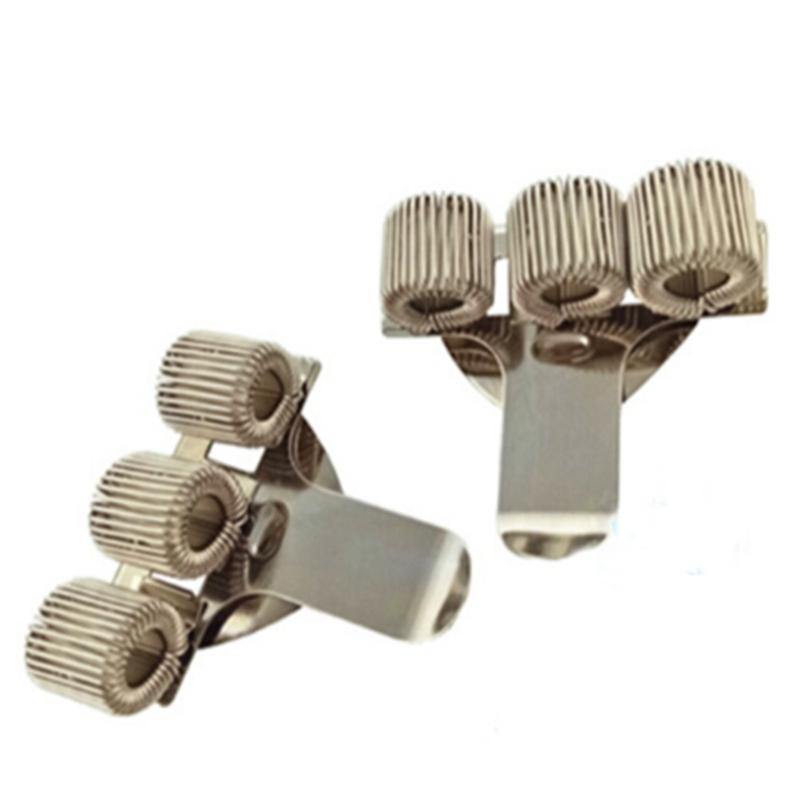 Nurse Uniform Pen Holders Back Clip Three Hole Flat Pen Holder Stationery Hardware Accessories