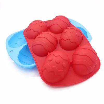 Moule à gâteau en silicone Œufs de Pâques Stampi Moules de cuisson Grands moules à œufs