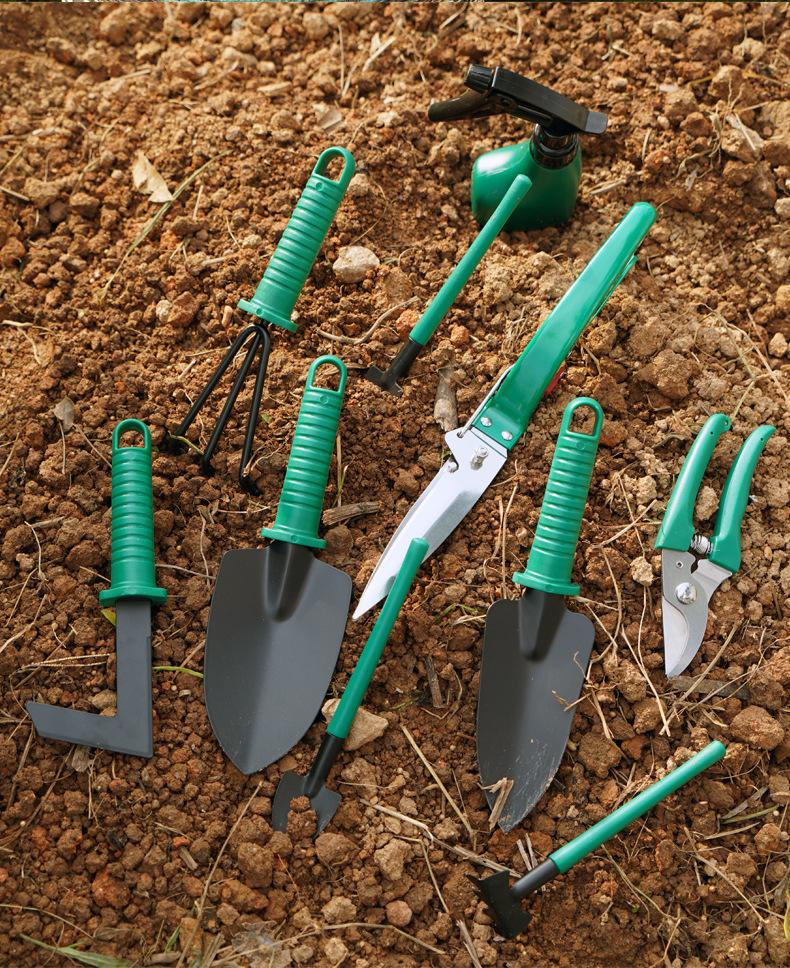 Garden Tool Set, Gardening Gift 10 Pieces of Plant Hand Tool Set, Suitable for Women and Men Gardeners