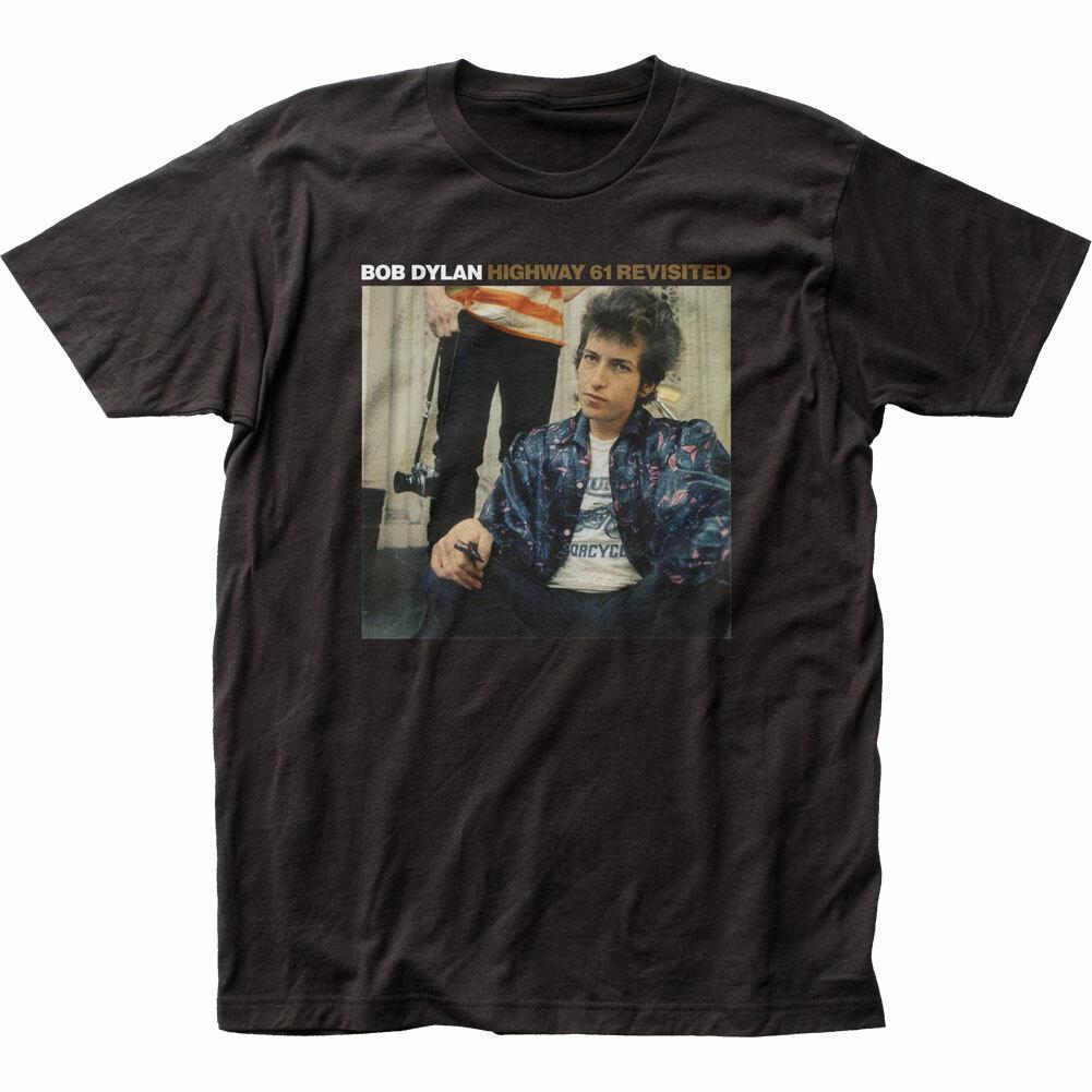 26 Bob Dylan Highway 61 Revisited T Shirt Mens Licensed Rock N Roll Band Tee Black Unisex T-Shirt XXXL