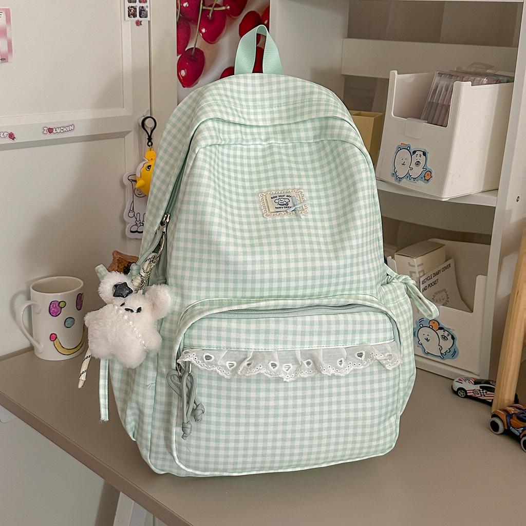 Schoolbag Girl Style Sub High Value Backpack Girl Junior High School Student Korean Ins Wind Light Schoolbag Large Capacity Backpack