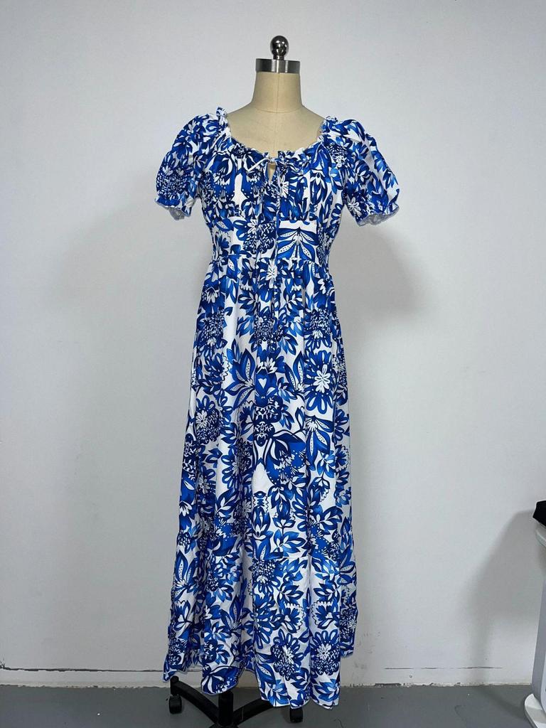 Women's Elegant Fashion Print Long Skirt Dress - New Arrival