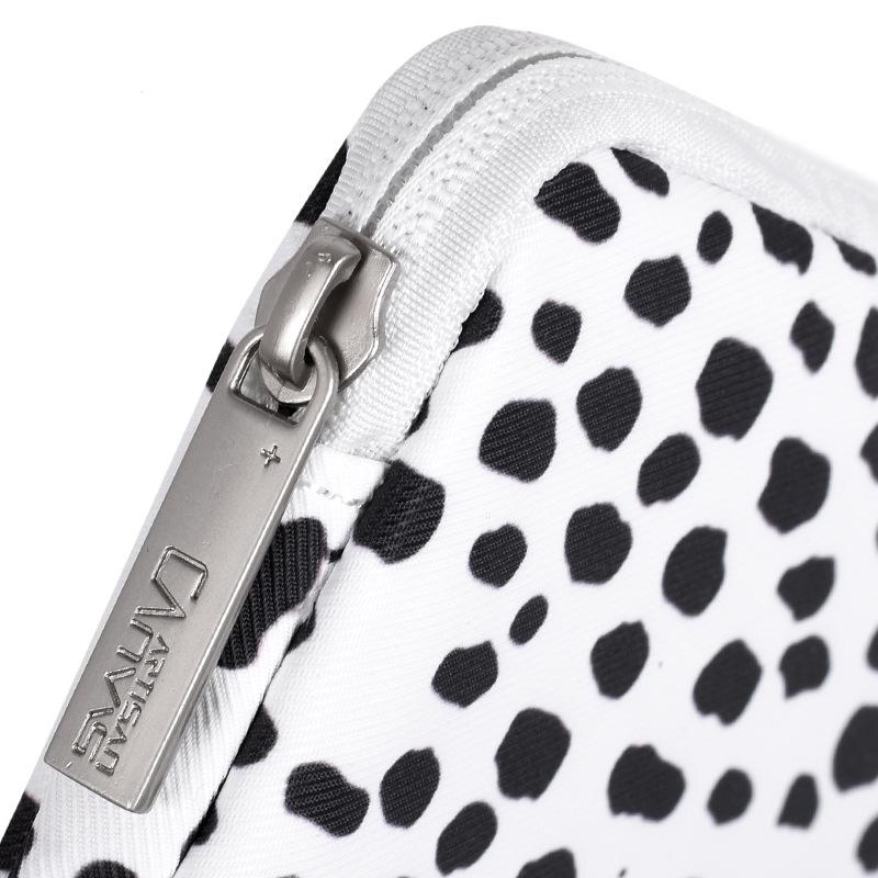 

CANVASARTISAN H36-S21 Dots Printing Digital Accessories Zipper Storage Case Phone Mouse Carrying Bag Type A