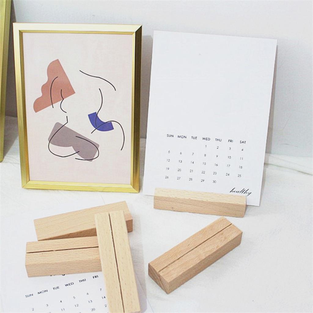 10 PCS Holz Tischnummern Displayständer Acryl Schildhalter Tischkartenhalter Namenskartenhalter für Hochzeitsfeier