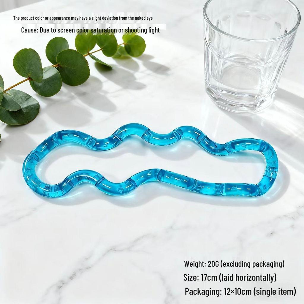 Twist & Lock Temperature-Sensitive Color-Changing Crystal Stress Relief Rope Toy