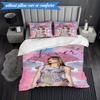 3-teiliges Taylor Music Lover Artwork Bettwäsche-Set, inklusive 1 Bettbezug und 2 Kissenbezügen. Perfekt für Schlafzimmer, Wohnheim, Weihnachtsgeschenk für Fans