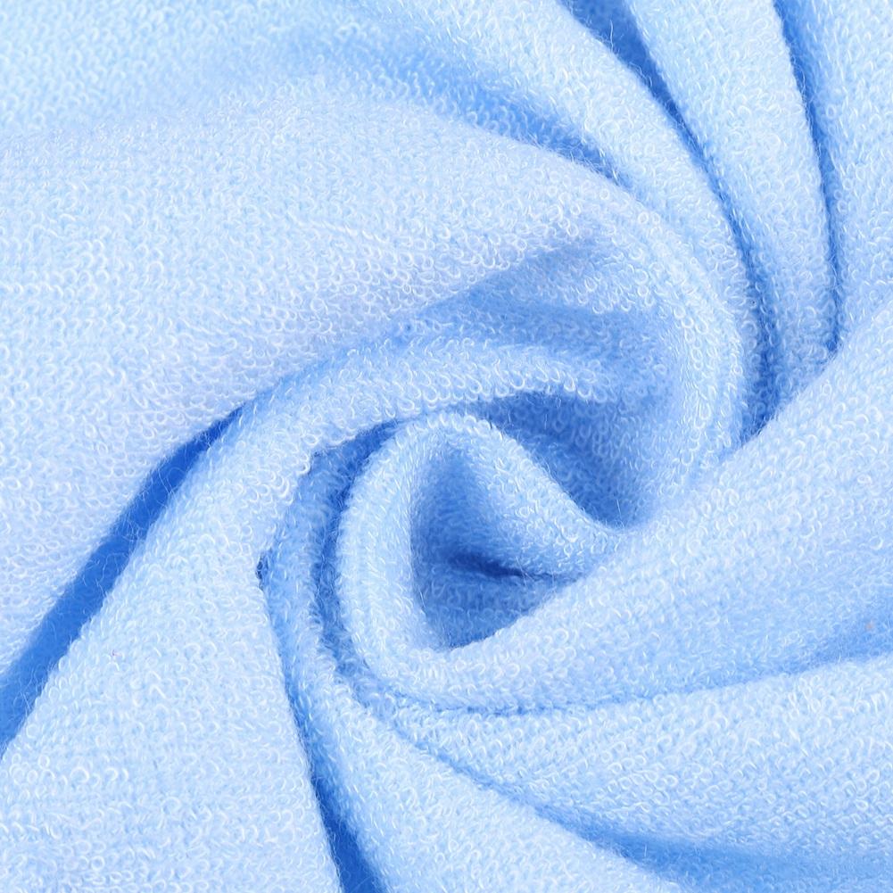 Elderly Waterproof Bib Adult Mealtime Saliva Towel Dining Apron Clothes Protector Light Blue M
