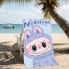 Customizable personalized beach towels Lububu themed designs.Suitable for the beach, yoga, sports;ideal as beach accessories