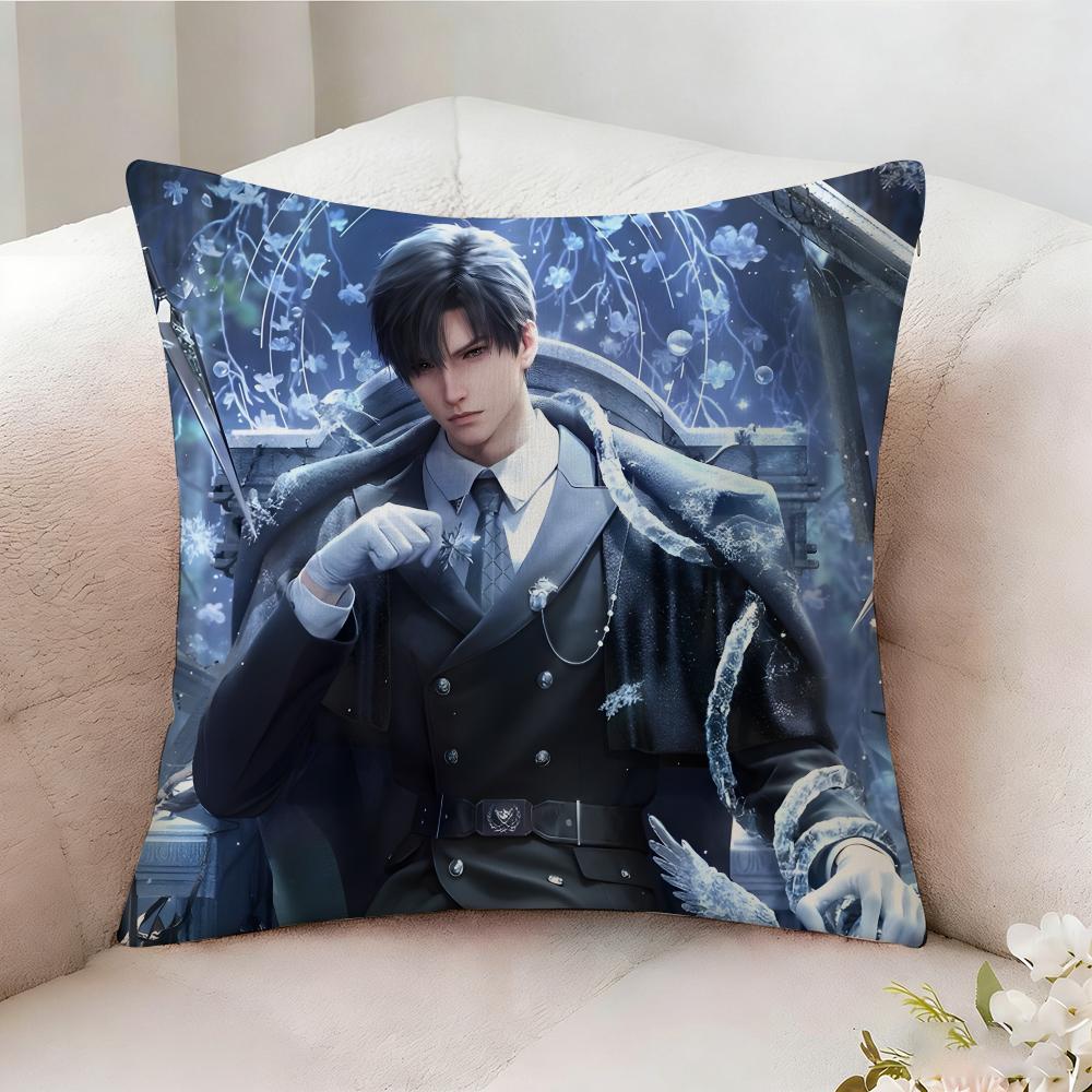 Love And D-Deepspace Anime Pillow Case Pillowcase, Double-Sided Printed, Sofa Cushion, Bedroom Headboard Pillow