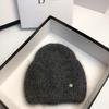 2020 Extended Brim Knitted Hat Sweater With Casual Hat Winter Outdoor Ear Protection Wool Hat Women
