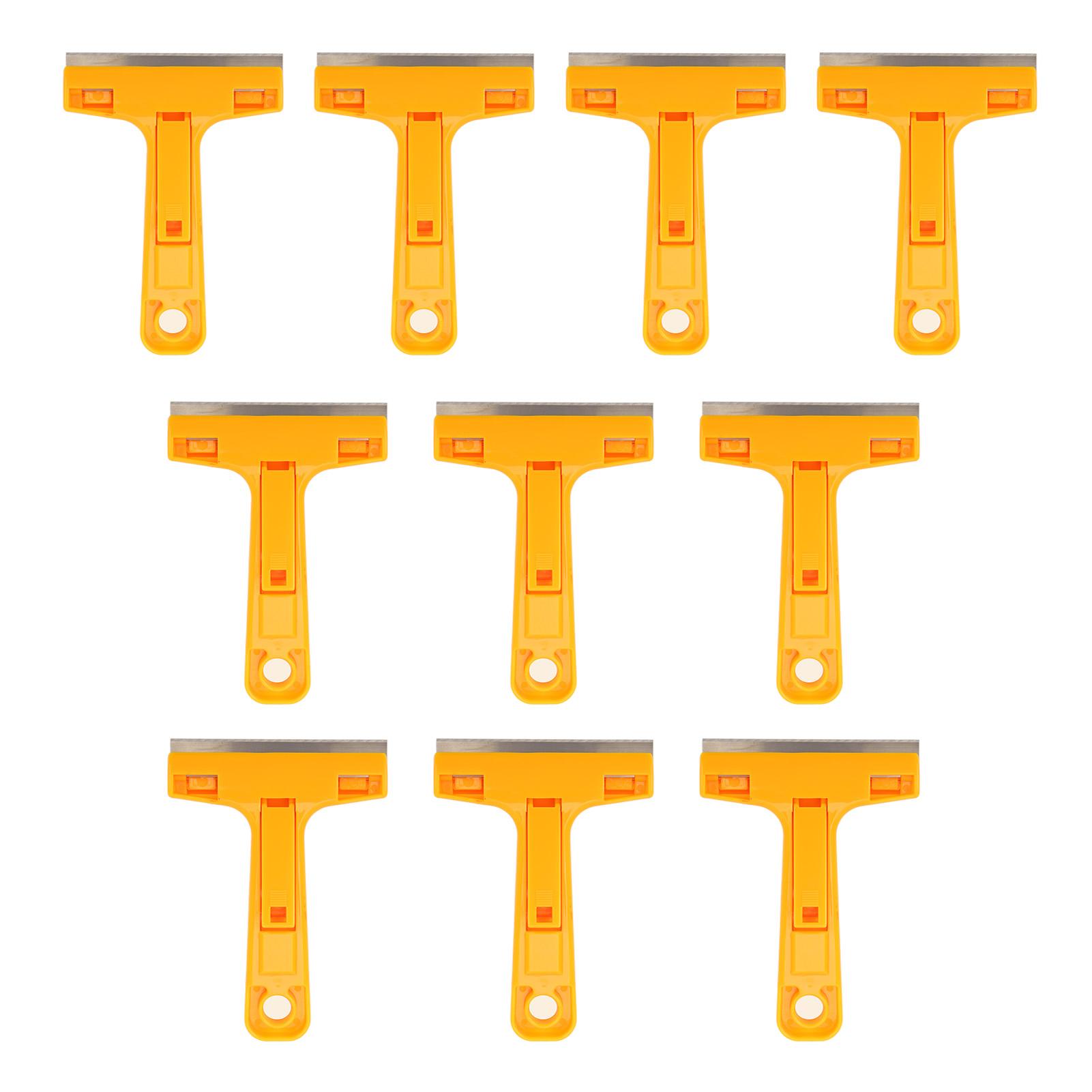 10 Pcs Blade Scraper Stainless Steel Blade Ergonomic Handle Electronic Glue Removal Scraper Tool