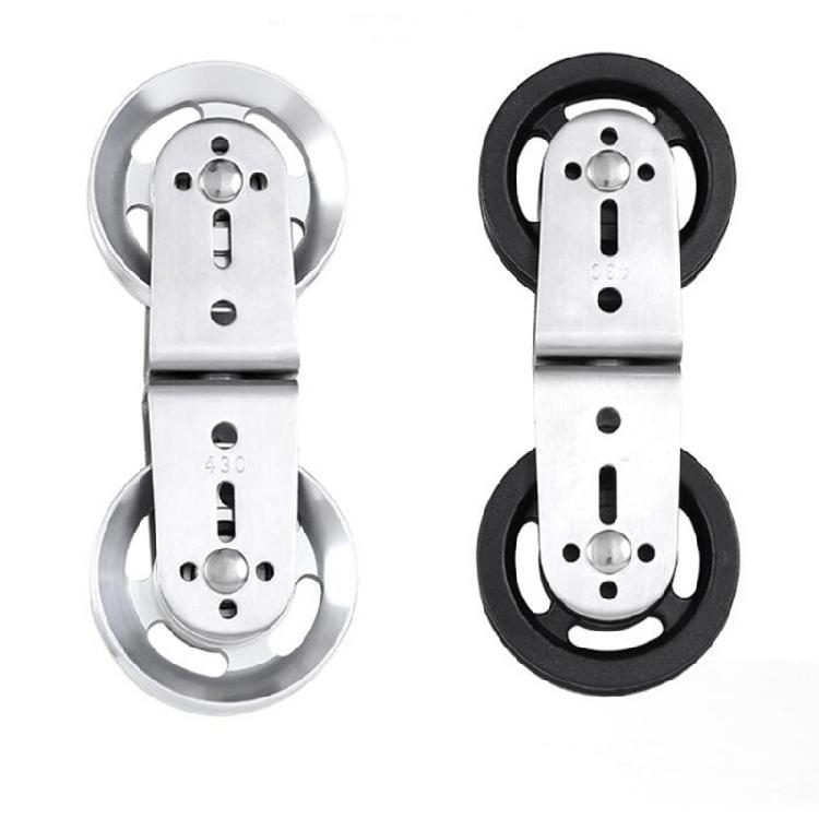 Compact Quiet Bearing Swivel Grooves Wheel Home Gyms Rotating Pulley 360 Degree Rotating Roller Easy To Install