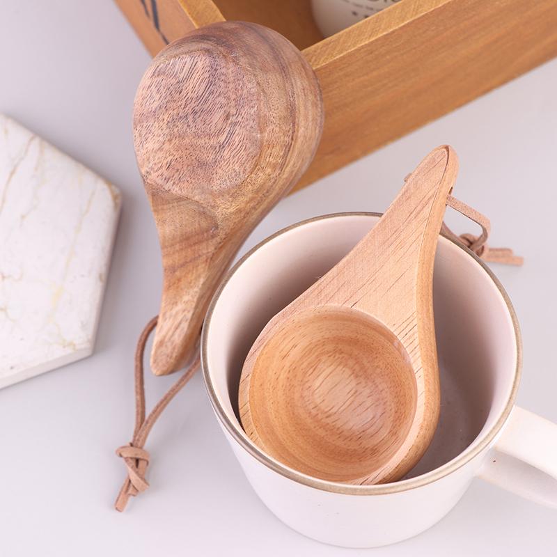 Finland Tea Cup Rubber Wood Small Wooden Mug Single Hole Water Coffee Cups