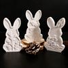 Rabbit Silicone Mold Lightweight Embossed Pattern Mold Spring Flower Mold Spring Themed For Home Decor Plaster Crafting Soap