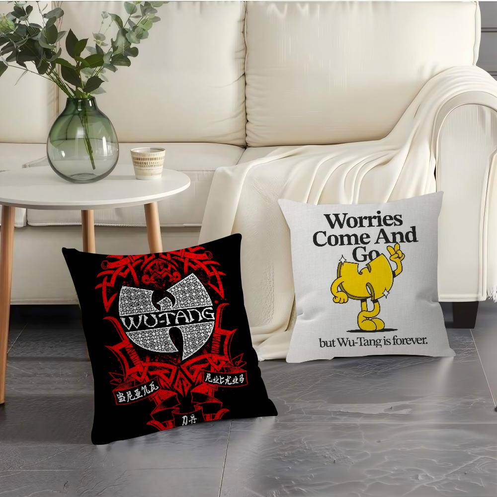 Band W-Wu Logo Tang-Clan Personalisierte Bild-Text Heimdeko Kissen Haushaltsgeschenke 45x45cm