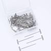 100Pcs Sharp Point T Pins Straight Pins Sewing Pins for Wigs Blocking Knitting Pins  DIY Crafts
