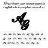 Botões de Punho com Iniciais Personalizadas para Homens Botões de Punho Personalizados para Terno de Negócios Joias de Aço Inoxidável Presentes de Dia dos Namorados