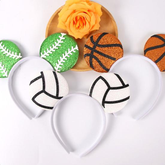 Soccer Fan Headband, Team Spirit Hair Hoop, Football Theme Party Headwear for Game Day, Fan Celebration