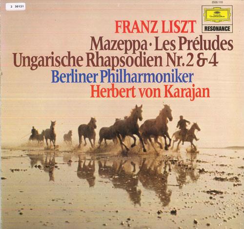 

LP Record HERBERT VON KARAJAN, BERLINER PHILH - Liszt Les Preludes / Ungarische Rha 2535110 DEUTSCHE GRAMMO Germany Classical Used