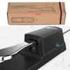 Piano Pedal with Cable Non Slip Pad Keyboard Sustain Pedal for Hand Roll and Electronic Pianos Sliver