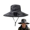 Portable Solar Charging Cap with Fan Fishing Hat For Outdoor Camping Fishing Hiking Sunscreen Fisherman Hat Solar Fan Cap