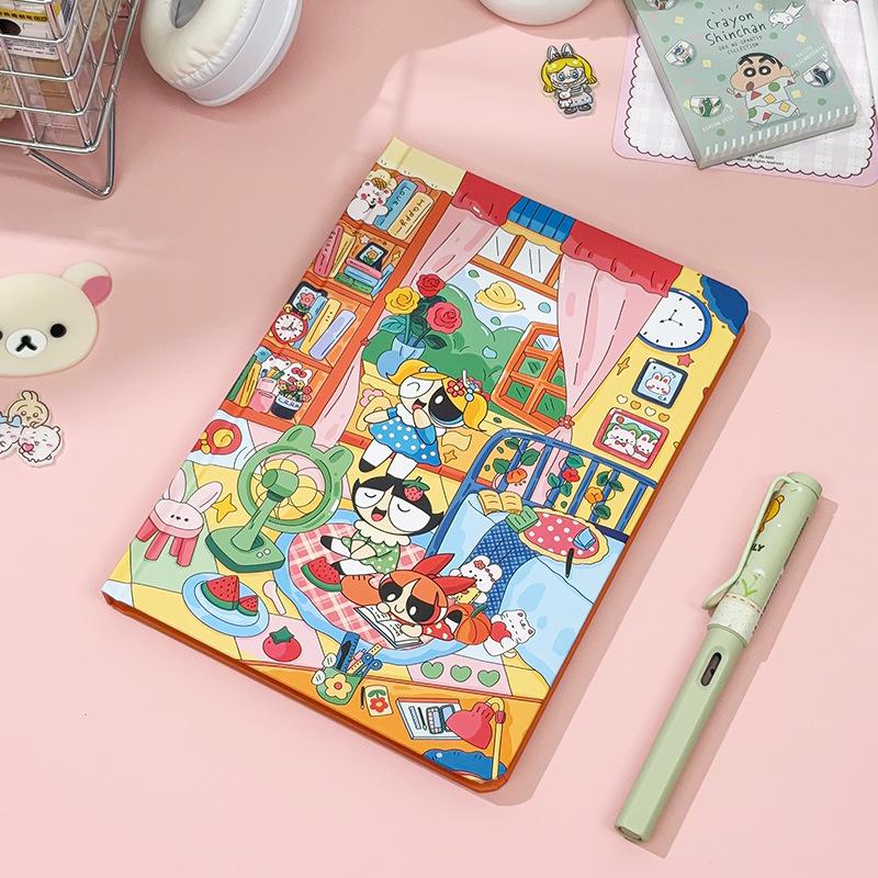 Feitian Little Policewoman Hard Shell Painted Notebook A5 Student Cute Handbook Inner Page Printing High Value Notepad