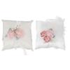 Mini Wedding Pillow Flower Decorative Wedding Engagement Display Bearer Pillow for Ceremony Proposal