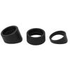3pcs Microscope Eyepiece Eyeshields Soft Rubber Eyepiece Covers for AmScope SW SM ZM Microscope