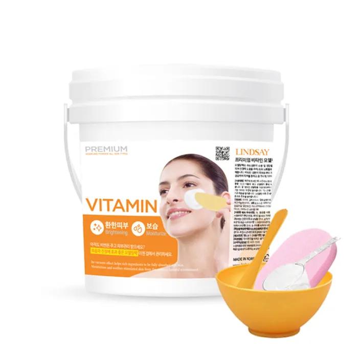 Vitamin Modeling Pack 820g + Pack Tool + Cleansing Sponge Home Esthetics 5 Types