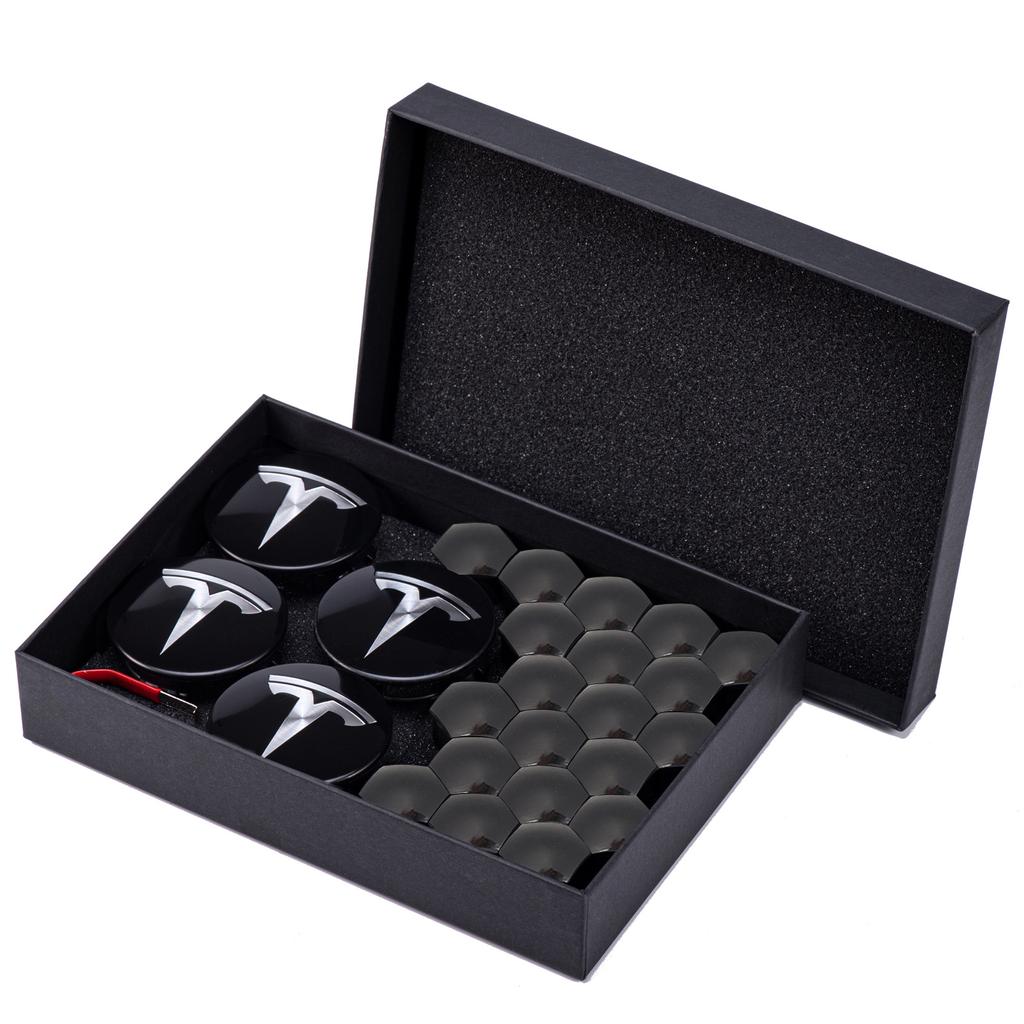 TYTU6 56/57MM 4pcs 25PCS 29PCS for Tesla Model 3 S/X ModelY 2025Juniper Badge Covers Hub Caps Hub Center Caps Auto Accessories Style