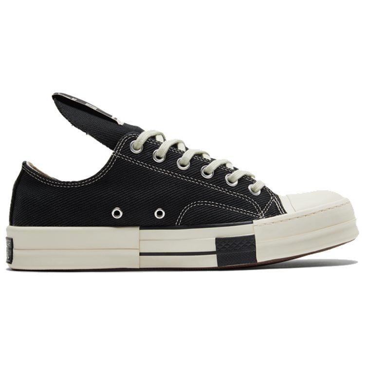 Chuck 70 Rick Owens X Chuck 70 Drkshdw Drkstar Converse Low 'Black' 172347C