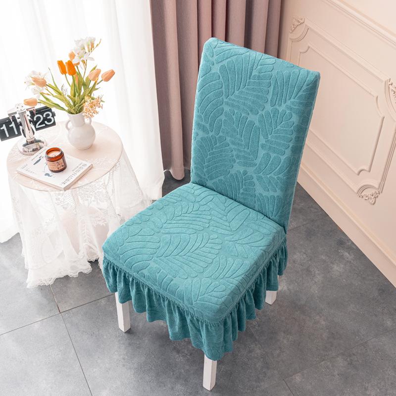 Chair Cover Seat Dining Table Backrest Cover Integrated Cover Set Combination Household Stool Cover Cover