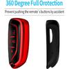Tukellen for Cadillac Key Fob Cover Soft TPU Full Protection Key Case Compatible with -2025 Escalade Lyriq CT4 CT5 CT6 XTS XT4 XT5 ATS Key Shell