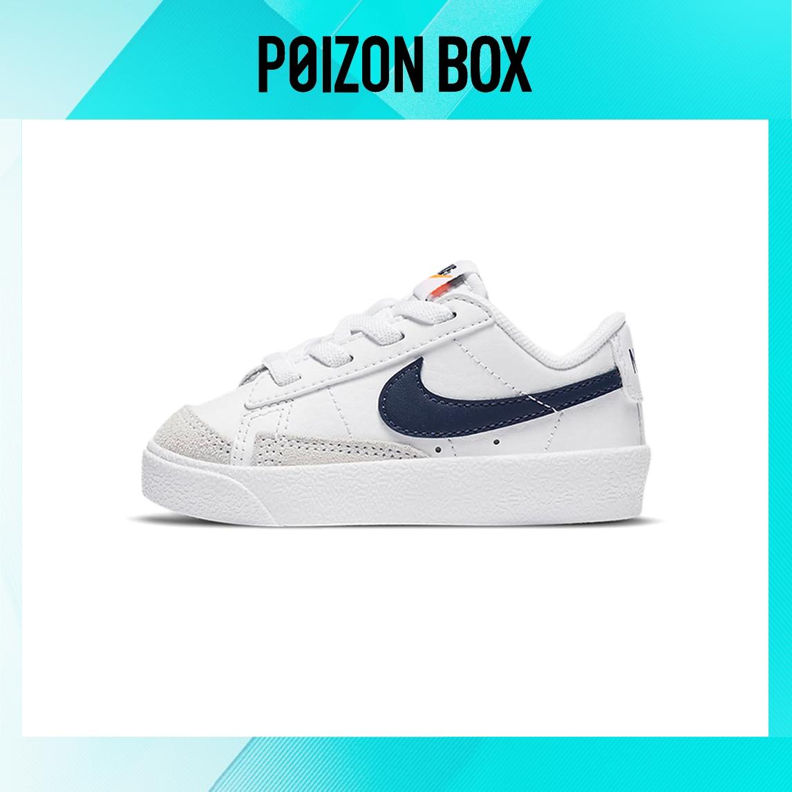 

кроссовки Nike Blazer Low 77 TD White Midnight Navy DA4076-100