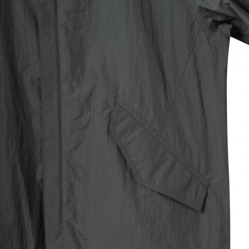 Customellow Gray Hood Zip Fish Tail Jacket Cwuam25313gyd