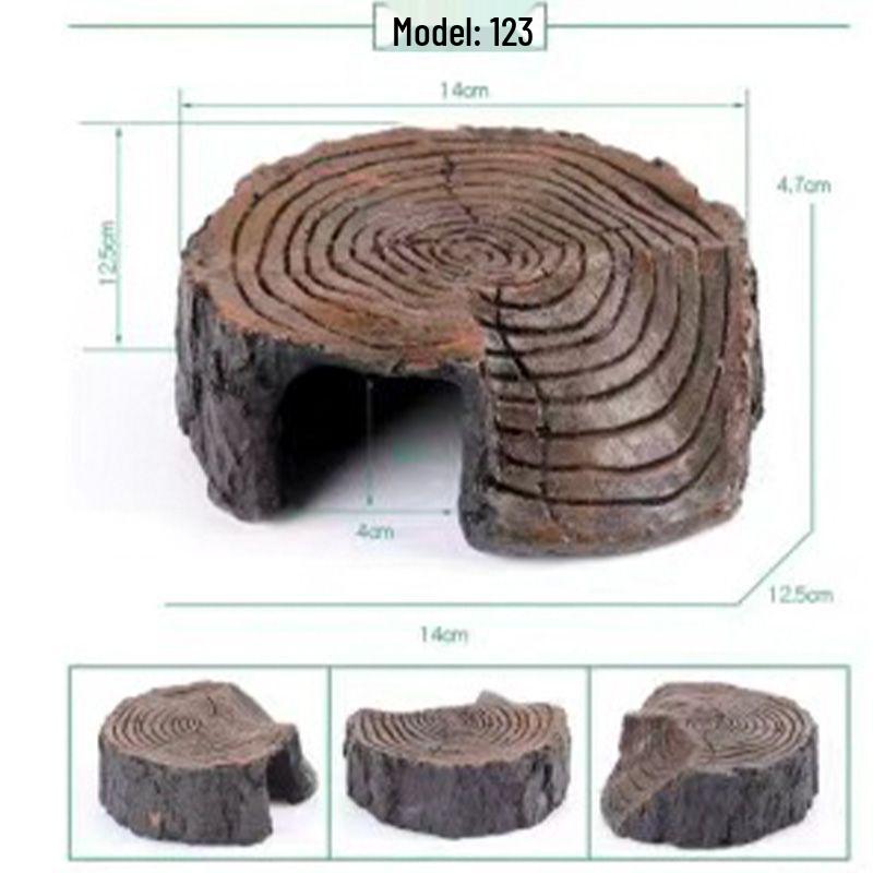Platformă pentru Broaște Țestoase la Soare și Ascunzătoare: Loc de odihnă plutitor doi-în-unu și rampă de cățărare pentru țestoase cu tâmple roșii și țestoase de iaz chinezești