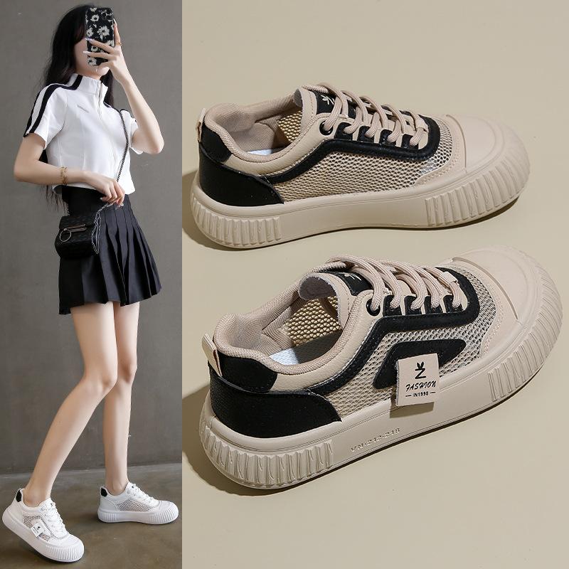 2025 little white shoes women's summer new Korean version ins female students casual network versatile board shoes street shot YB5101