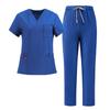 Abbigliamento da Lavoro Nero Bellezza SPA Abiti Medici Uniformi Uomo Donna Dentista Clinica Veterinaria Abiti da Lavoro Uniformi Chirurgiche Set Scrubs
