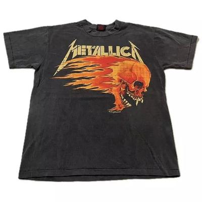 Vintage METALLICA Summer Sh*t 1994 MET Rock Années 90 T-shirt REPRINT point simple