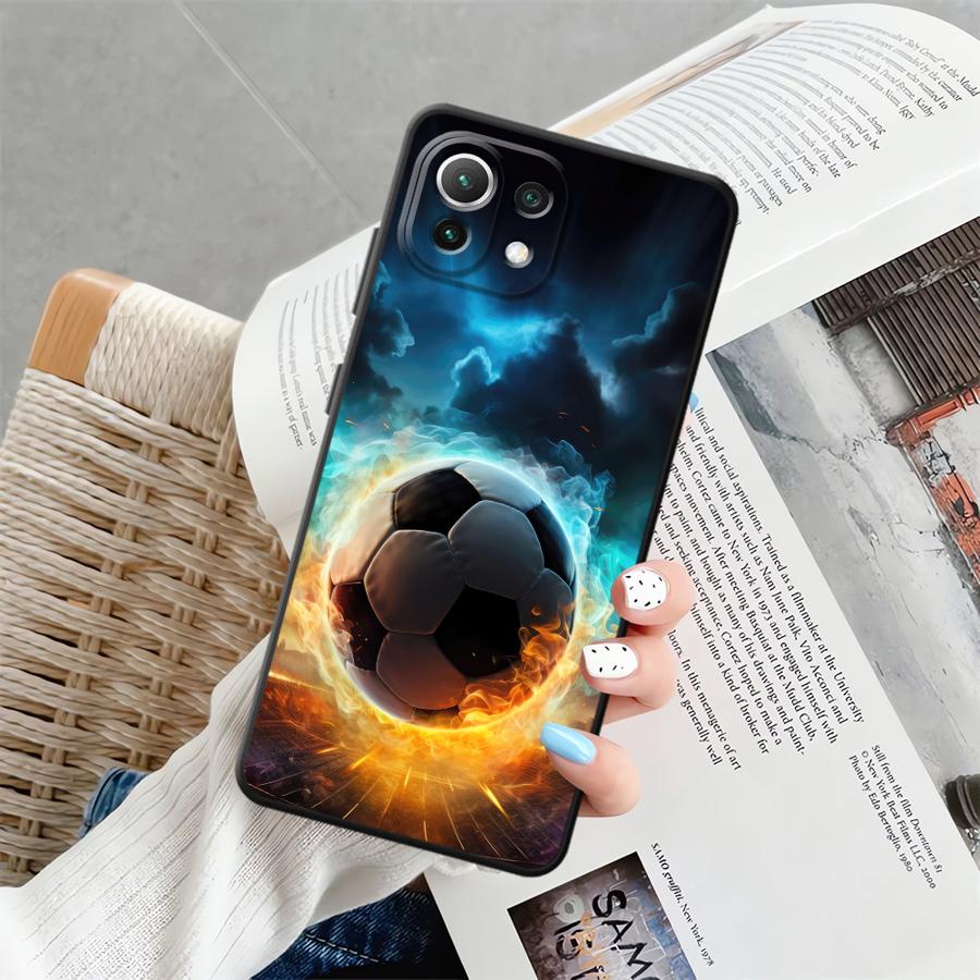 Funda Phone Cover Case for Xiaomi Mi 12 12X 11T 11 10T 12T Pro 14 13 Lite Football
