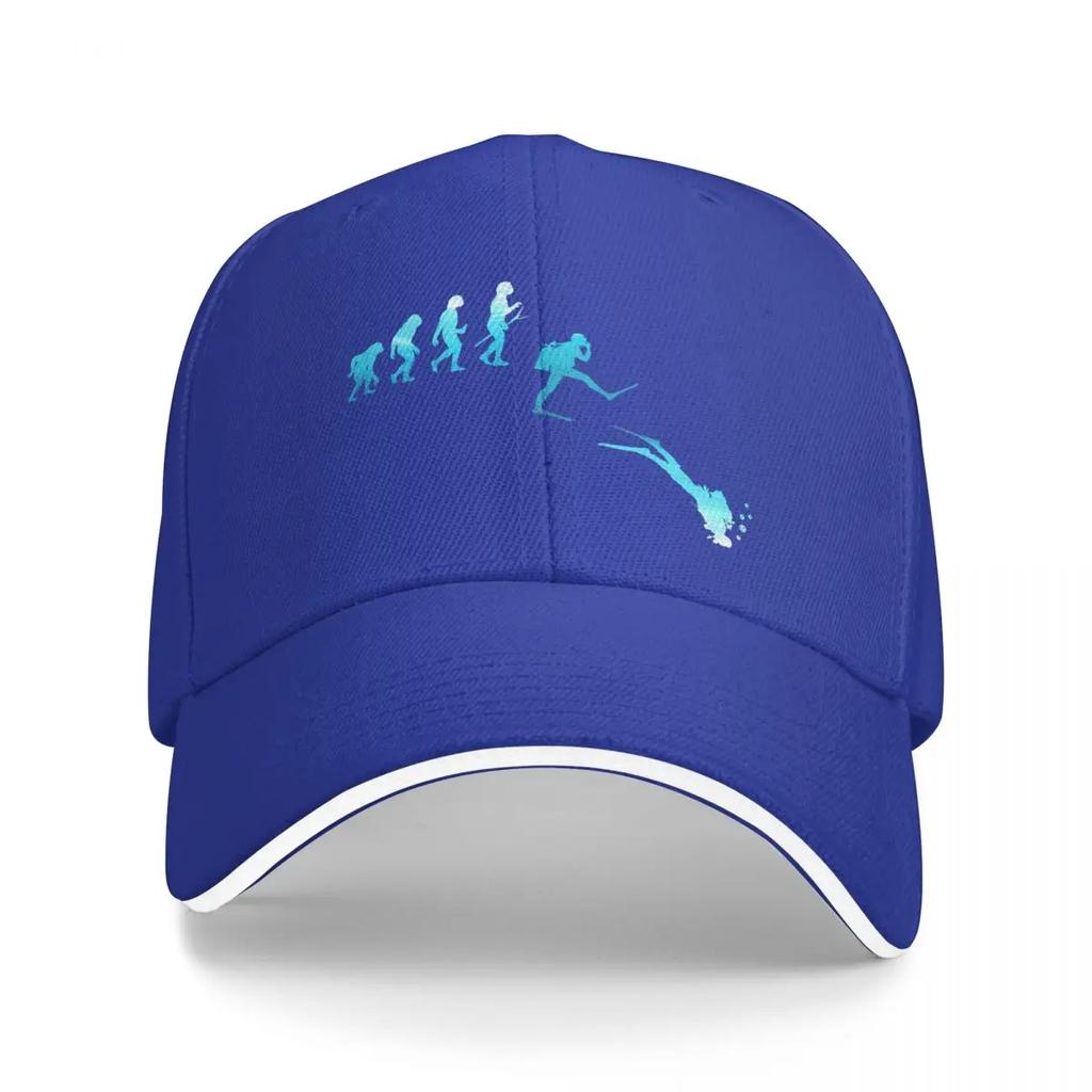 Casquette de Baseball Evolution Dive Scuba Diving Casquettes Snapback Coupe-vent pour Hommes Femmes Visière