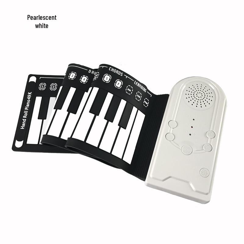 

49-Key Portable Silicone Hand-Rolled Piano for Children and Beginners
