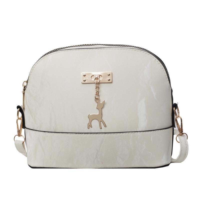 Chic Pu Leather Shell Bag For Women 2024 Trendy Street Fashion With Phone And Certificate Pockets