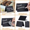 1pc Mini Blackboard Bread Shop Supermarket Erasable Price Tag Desktop Display Message Board Name Board
