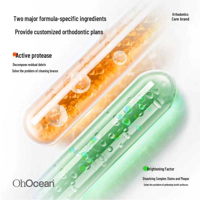 Breath Ocean Orthodontic Mouthwash - White Peach Flavor (2x20 Sachets)