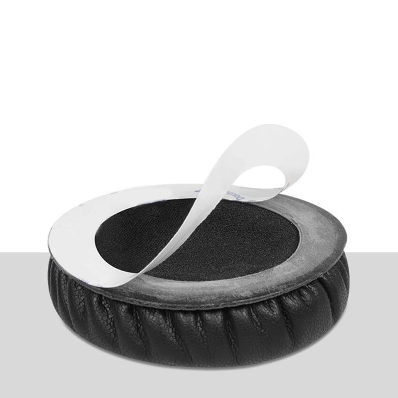 1Pair Ear Pad Replacement Protein Leather Earpads Ear Cushions Sponges Cover Earmuffs for T51P DT1350 T51 T51I T50P DTX350p Headphones