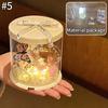 Diy Flower Lamp Ornament Table Lamp Decoraitons Handmade Crafts Gifts Desk Accessories Mother'S Day Children'S Day Gifts