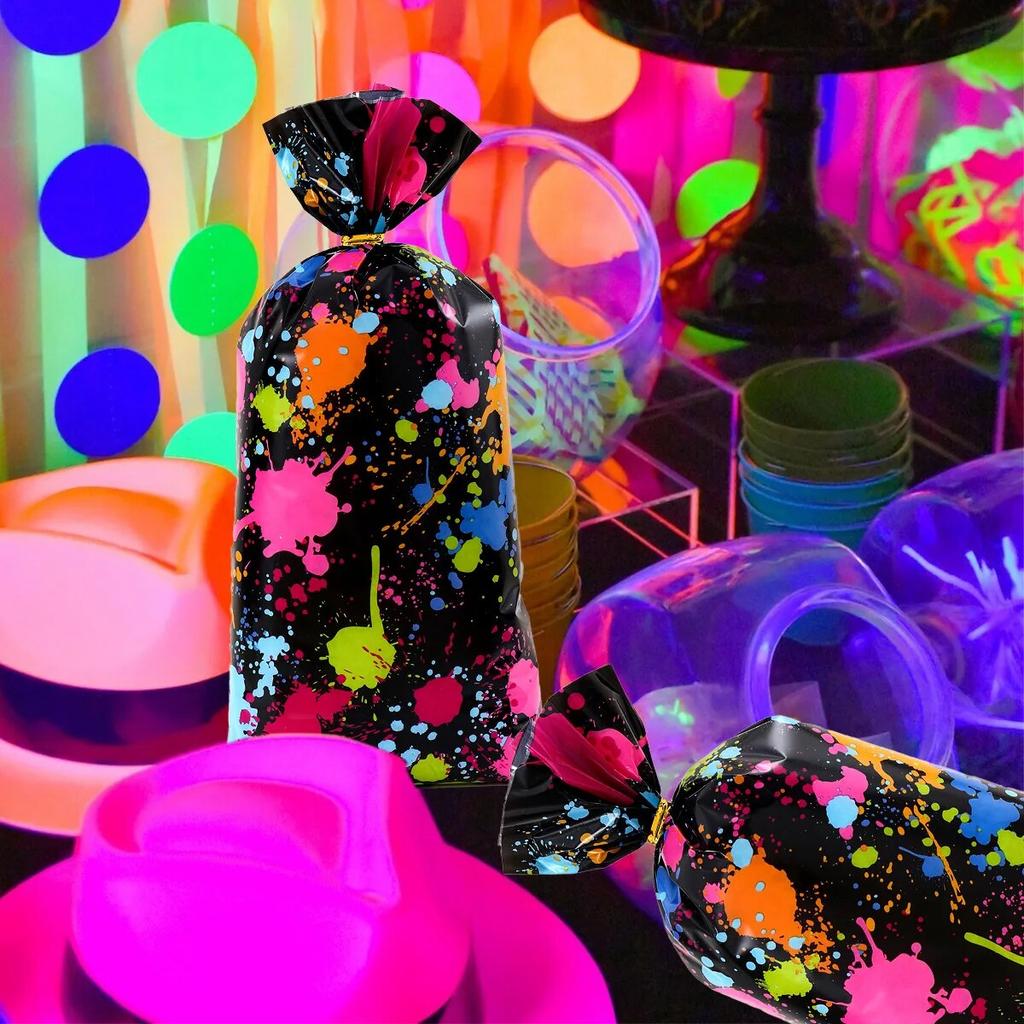 50 Teile/satz Coloful Graffiti Candy Tasche Geschenk Verpackung Tasche Geburtstag Partei Liefert Hochzeit Baby Dusche Geschenk Tasche
