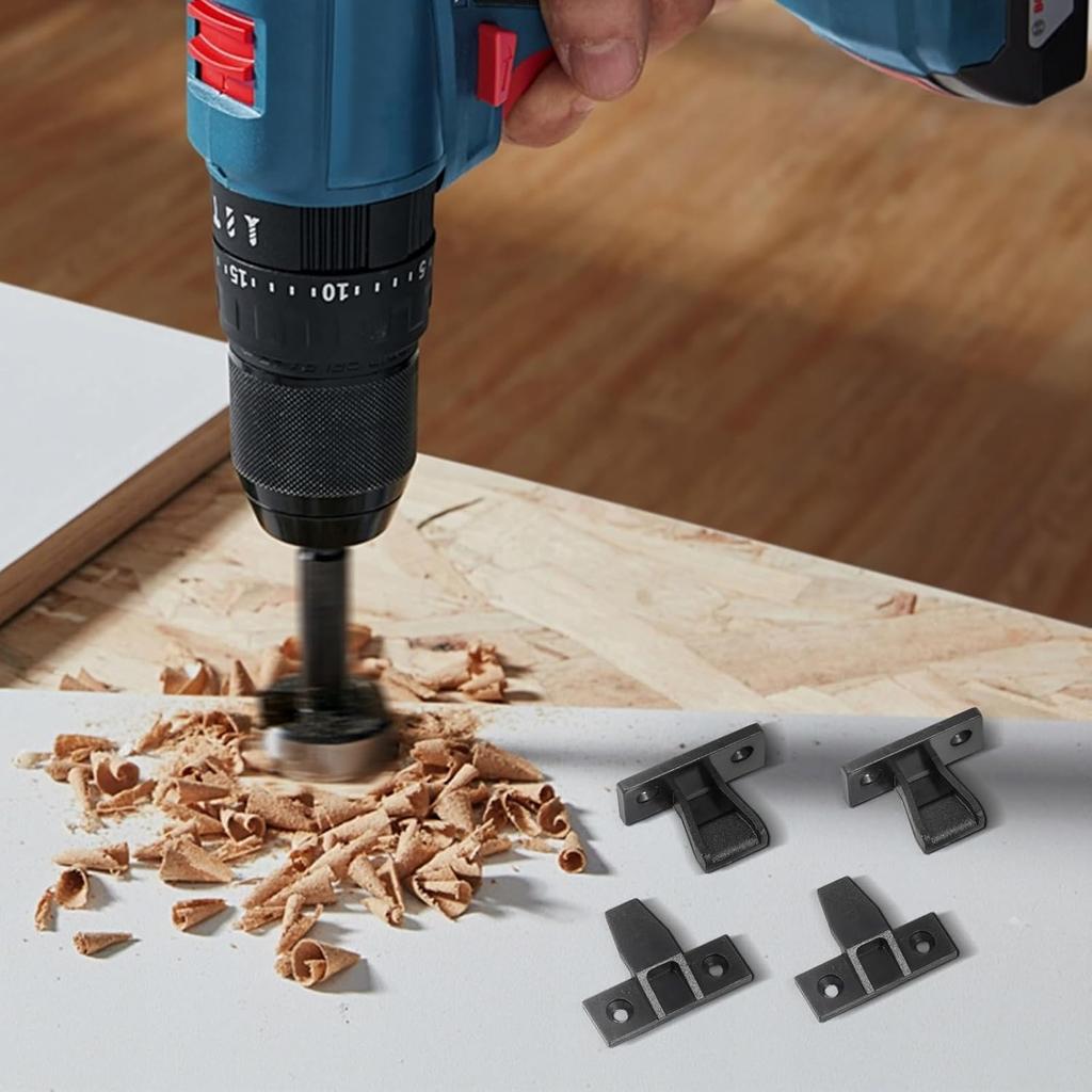 20pcs Push-on Quick Fitting Furniture Panel Clip - Adjustable Nylon Cabinet Clip for Quick and Easy Installation - Ideal for Wall Cabinets and